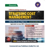 Commercial's CMA Knowledge Series On Strategic Cost Management for CMA Final Grp 3 Paper 16 June 2023 Exam by FCMA Govada Chalapathi Rao (G. C. Rao) | New Syllabus 2022